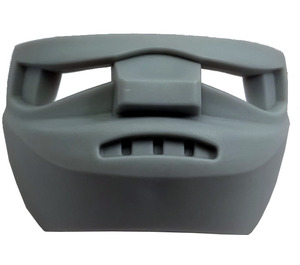LEGO Light Gray Sports Hockey Mask with Eyeholes and Four Small Teeth
