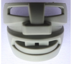 LEGO Light Gray Sports Hockey Mask with Eyeholes and Two Teeth