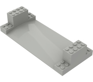 LEGO Light Gray Standard Road Bottom 8 x 18 x 3 (30399)