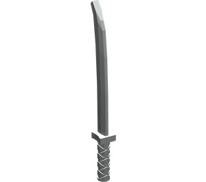 LEGO Light Gray Sword with Square Guard (Shamshir) (30173)