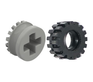 LEGO Light Gray Technic Bush with Tyre