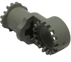 LEGO Light Gray Technic Connector Toggle Joint with Teeth and No Slots