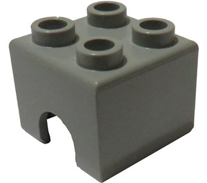 LEGO Light Gray Technic Piston 2 x 2 Block (3652)