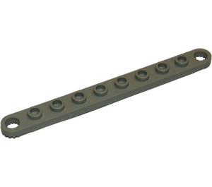 LEGO Light Gray Technic Plate 1 x 10 with Holes (2719)