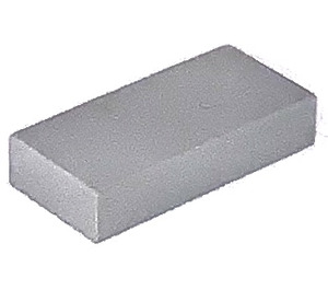 LEGO Light Gray Tile 1 x 2 without Groove (3069)