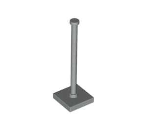 LEGO Gris Clair Tuile 2 x 2 Panneau de Signalisation Base (sans bague d'arrêt) (30256)