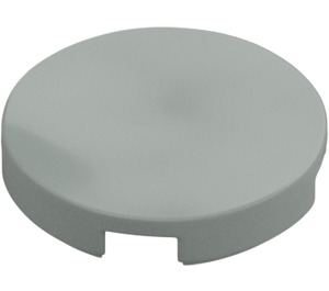 LEGO Light Gray Tile 2 x 2 Round with "X" Bottom (4150)