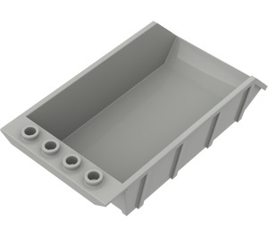 LEGO Light Gray Tipper Bucket 4 x 6 with Hollow Studs (4080)