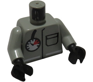 LEGO Hellgrau Town Airport Fireman Torso (973)