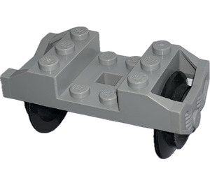 LEGO Gris clair Train Roue Titulaire avec roues (9V) (2878)