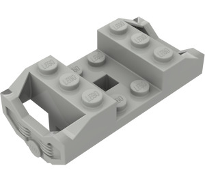 LEGO Lichtgrijs Trein Wiel Houder zonder Pin Slots (2878)