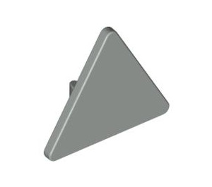 LEGO Gris Clair Triangulaire Sign avec clip fendu (30259 / 39728)