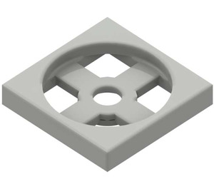 LEGO Light Gray Turntable 2 x 2 Plate Base (3680)