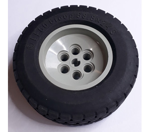 LEGO Light Gray Tyre 68.8 X 24 with Wheel 68.8 x 24 S Type II