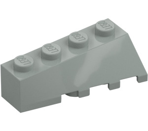 LEGO Světle šedá Klín 2 x 4 Sloped Levý (43721)