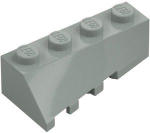 LEGO Světle šedá Klín 2 x 4 Sloped Pravá (43720)