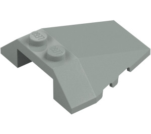 LEGO Grigio chiaro Cuneo 4 x 4 Triplo con intagli per bottoncini (48933)