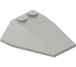 LEGO Light Gray Wedge 4 x 4 Triple without Stud Notches (6069)