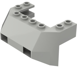 LEGO Light Gray Wedge 4 x 6 x 2.333 (2916)