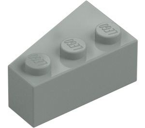 LEGO Light Gray Wedge Brick 3 x 2 Right (6564)