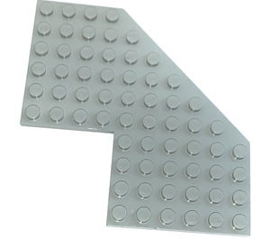 LEGO Light Gray Wedge Plate 10 x 10 with Cutout (2401)