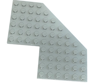 LEGO Lichtgrijs Wig Plaat 10 x 10 met Uitsparing (2401)