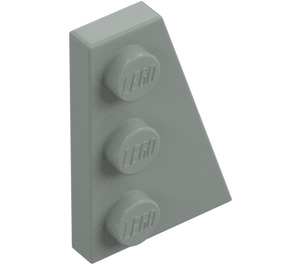 LEGO Light Gray Wedge Plate 2 x 3 Wing Right  (43722)