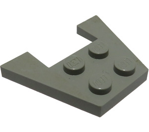 LEGO Grigio chiaro Cuneo Piastra 3 x 4 senza intagli per bottoncini (4859)