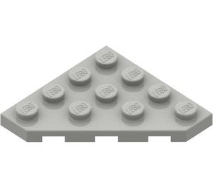 LEGO Light Gray Wedge Plate 4 x 4 Corner (30503)