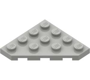 LEGO Gris clair Coin assiette 4 x 4 Coin (30503)