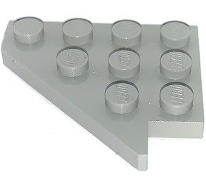 LEGO Light Gray Wedge Plate 4 x 4 Wing Left (3936)