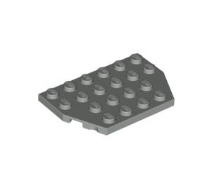 LEGO Light Gray Wedge Plate 4 x 6 without Corners (32059 / 88165)