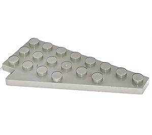 LEGO Gris clair Coin assiette 4 x 8 Aile Droite avec encoche pour tenon en dessous (3934)