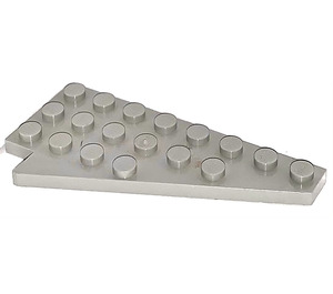 LEGO Light Gray Wedge Plate 4 x 8 Wing Right with Underside Stud Notch (3934 / 45175)