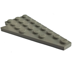 LEGO Light Gray Wedge Plate 4 x 8 Wing Right without Stud Notch