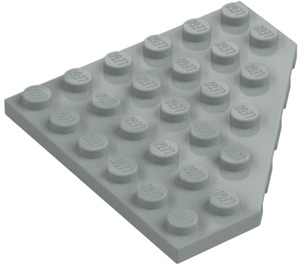 LEGO Hellgrau Keil Platte 6 x 6 Ecke (6106)