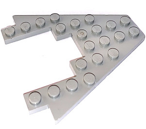 LEGO Light Gray Wedge Plate 8 x 8 with 4 x 4 Cutout