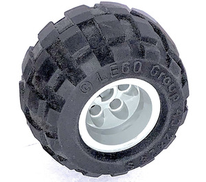 LEGO Light Gray Wheel 43.2 x 28 Balloon Small with Tyre 43.2 x 28 Balloon Small