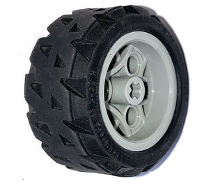 LEGO Světle šedá Wheel Rim Ø30 x 20 with 3 Pin Holes with Offroad Tyre 43,2 X 22