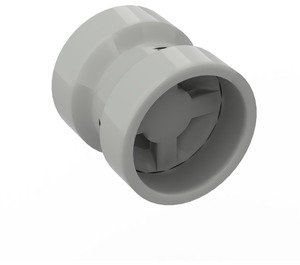 LEGO Vaaleanharmaa Pyörä Vanne 8mm x 9mm (Pyöreä reikä) (30027)