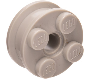 LEGO Lichtgrijs Wiel met Pin Gat (4259)