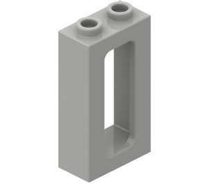 LEGO Light Gray Window Frame 1 x 2 x 3 (3233 / 4035)