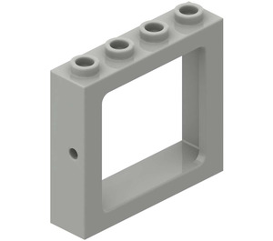 LEGO Lichtgrijs Raamkozijn 1 x 4 x 3 Verzonken noppen (4033)