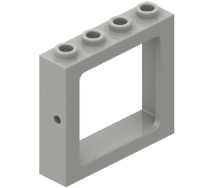 LEGO Light Gray Window Frame 1 x 4 x 3 Recessed Studs (4033)