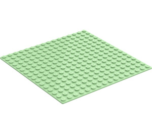 LEGO Lys grønn Bunnplate 16 x 16 (6098 / 57916)