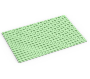 LEGO Lichtgroen Grondplaat 16 x 24 (3334)