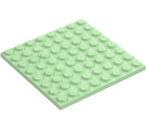 LEGO Verde chiaro Piastra 8 x 8 (41539 / 42534)