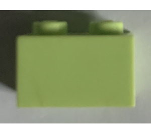 LEGO Light Lime Brick 1 x 2 with Bottom Tube (3004 / 93792)