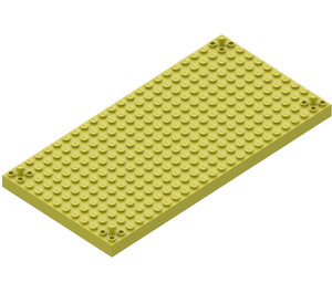 LEGO Light Lime Brick 12 x 24 with Four Pins (47116)