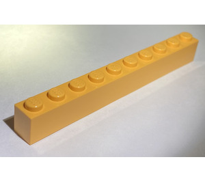 LEGO Light Orange Brick 1 x 10 (6111)